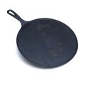 cast iron Tawa 12 Inches (30 CM), Krucible Kitchen, Naturally Non Stick Tawa, Roti Tawa Paratha and Pizza Pan, Baking roti and Phulka. 
