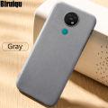 Biruiqu For Nokia 7.2 / Nokia 6.2 Shockproof Anti Slip Soft TPU Sandstone Matte Back Case Cover. 