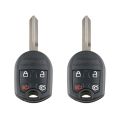 Car Smart Remote Key 4 Buttons Car Key Fob for Ford Mustang 315Mhz. 