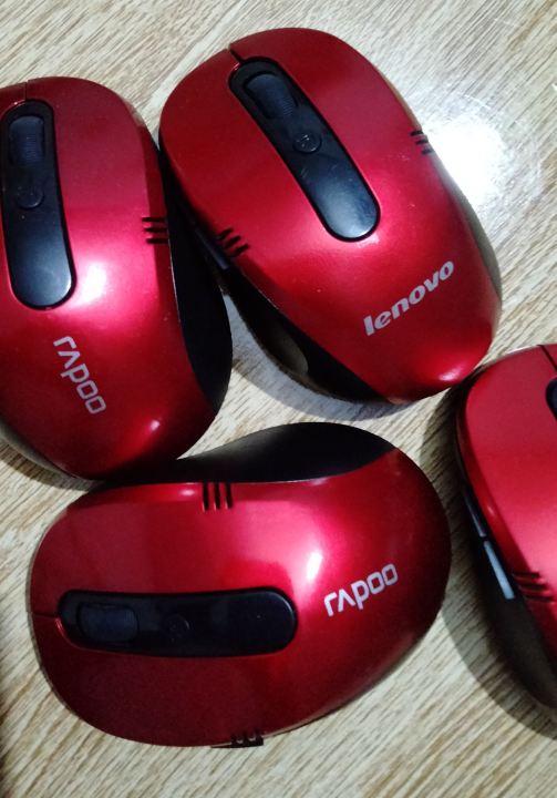 wireless%20red%20color%20rapoo%20mouse%20pc%20laptop%20/Rechargeable%20Bluetooth%20Mouse%20for%20MacBook/MacBook%20air/Pro/iPad,%20Wireless%20Mouse%20for%20MacBook/Laptop/Notebook/iPad%20pc(white))%20-%20Image%202