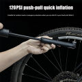 1PC 120Psi Mini Bike Pump Plastics Portable Bicycle Hand Air Pump Tire Inflator Schrader Presta Valve Road Cycling Pump YUYIN. 