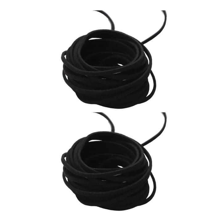 Velvet Rope Necklace Premium Velvet Rope Set for Diy Crafts Jewelry Making 2 Pcs 4m Length 3mm Width Perfect for Shoe Laces Necklaces Bracelets More Adjustable Length Velvet Rope