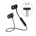 Magnetic Bluetooth Sports Earphones - Black and Red. 