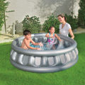5 Ft Bestway Inflatable Space Ship Swimming Pool For Kids Summer Season Swimming Pools Party With Inflatable Pool, Family Fun Indoor & Outdoor Kids Water Games, Swim, Play, Bath Pool, Easy Drain & Enjoy Summers Swimming Pool For Toddler & Kids Code: 51080. 
