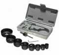 11 Pcs Hole Saw, Carbon Steel Cutter Set with Carrying Case - Circular Round Drill Bit. 