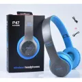 P47 On-Ear Wireless Headphones - Dynamic Plastic Mobile Earphones with Microphone and Noise Isolation. 