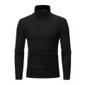 Men Premium High Neck White and Black T-Shirt Turtleneck Tops Sweatshirt Winter Warm  Highneck For Boys With Premium Quality. 