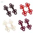 Chinese Knot Frog Buttons Traditional Handcraft Button Decor Clothes Buttons 2Pcs for Coats Costumes. 