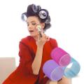 PACK OF 6 VELCRO HAIR ROLLERS AND CURLERS. 