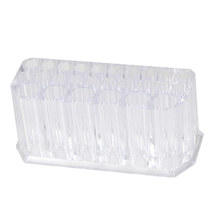 Clear Lip Liner Pencil Holder 26 Slots Makeup Display Stand Organizer
