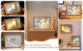Painting Decoration Light, LED Glowing photo frame,Experience light and shadow The Art of Photo Frame,LED Light Painting Wall Art, LED Light Painting Wood Frames. 