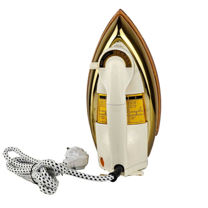 Iron%20%20%20*Original%20Dry%201000%20Watts%20Made%20In%20Japan%20Heavy%20Duty%20Deluxe%20Automatic%20dry%20Iron%20White%20Gold%20Plated%20High%20Quality%20Home%20Appliances%20-%20Image%205