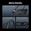UGREEN 4 in 1 Multi-Function Card Reader USB-A+USB-C to SD TF Micro SD Card Reader Black. 