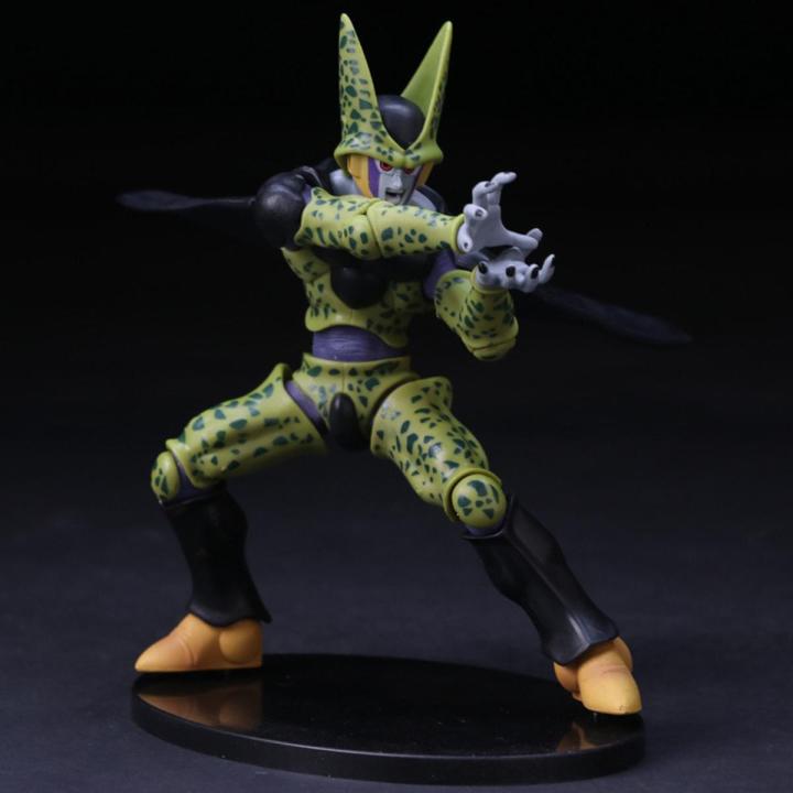 Anime Dragon Ball Z Cell Ultimate Evolution PVC Action Figure Toy DBZ Cell Cross The Future Collection Model 18cm