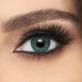 Original Aqua Blue Soft Lens for Comfortable and Natural Eye Enhancement Lenses for Girls / Color lens Eye Contact Lenses With Container plus free water kit / disposable lenses / lense, eye lense / color lense / eye lenses for girls. 