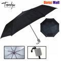 TRENDZIO Folding Umbrella 8 Ribs Compact Size Portable Umbrella for Rain and Sun Protection for Girls Boys with Bag. 