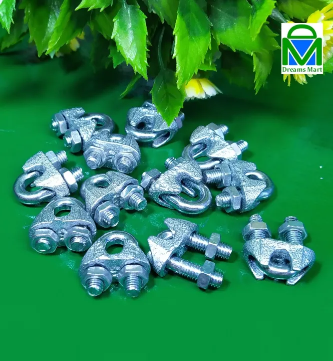 DreamsMart%20Pack%20of%204pcs%20No#5%20U%20Shape%20wire%20rope%20clips%20u%20clip%20steel%20rope%20fastener%20connector%20fastening%20clamp%20tap%20nut%20bolt%20cable%20locker%20Fastener%20Clip%20-%20Image%202