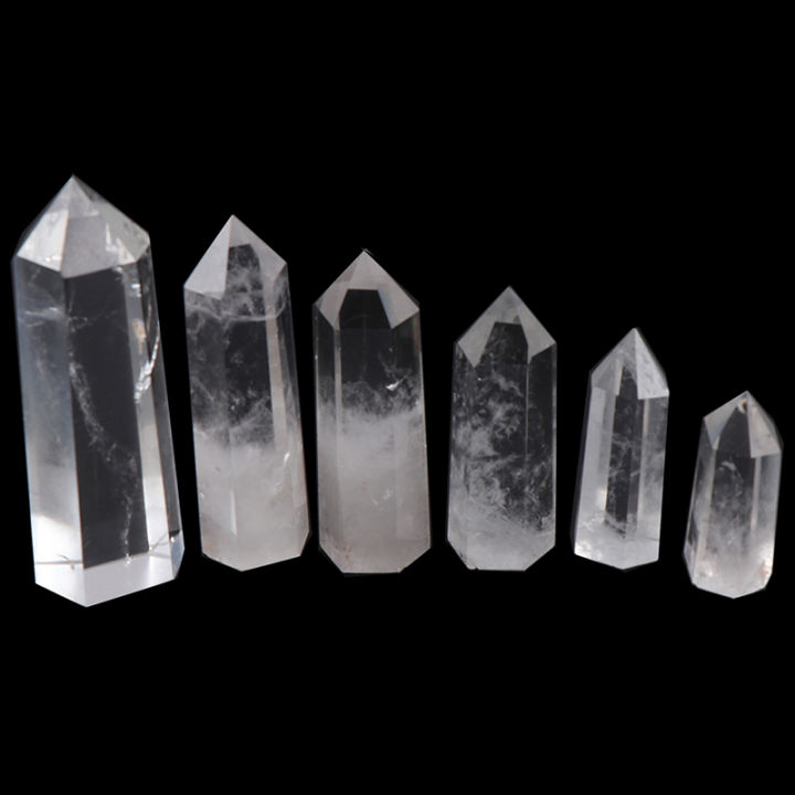 Clear Quartz Crystal Point Natural Wand Specimen Reiki Healing Stone MJ