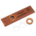 Vintage Exquisite Wooden Kazoo Ukulele Guitar Partner Instruments with Membranes. 