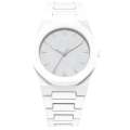 White Arabic Aura Watch | Stylish Luxury Wrist Watch | Premium Analog Design for Men & Women. 