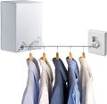 Wall Mounted Drying String Retractable Clothesline Heavy Duty Rope 4.2M. 