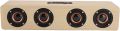Four Retro Wireless Speaker,12W S6 Wooden Sound TV Portable Speaker Support Plugin Card/FM/Receiving Voice Prompts,for Home,Outdoor,Travel (Log Wood Grain (English Version)). 
