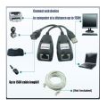 USB Extender over CAT5E or CAT6 Connection up to 150ft. 