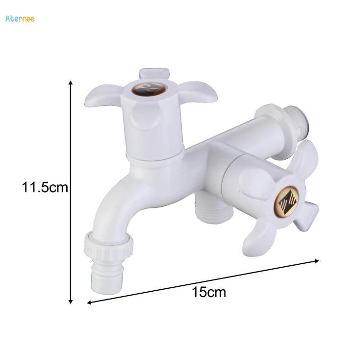 Washing%20Machine%20Faucet%20Garden%20Tap%20Outlet%20Double%20Control%20G1/2%20Bathroom%20Faucet%20Wall%20Mounted%20Tap%20for%20Garden%20Basin%20Balcony%20Outdoor%20Kitchen%20-%20Image%202