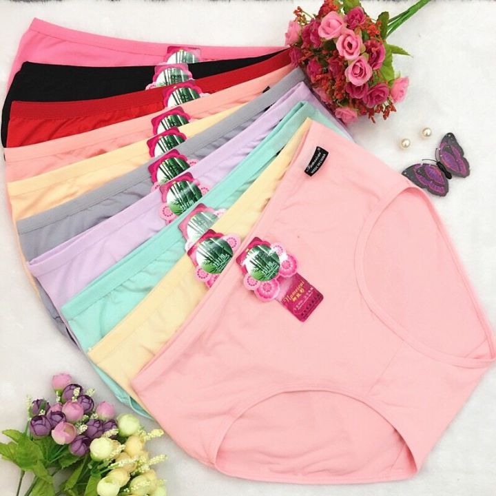 [ BRABRALAH ] (5 helai RM 11.9 ) Seluar dalam Wanita 65kg-85kg Seluar Dalam Gemuk Size Besar plus size panties # PLUS SIZE 8837