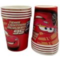 CARS THEME CUPS PACK OF 10 PAPER CUPS. 