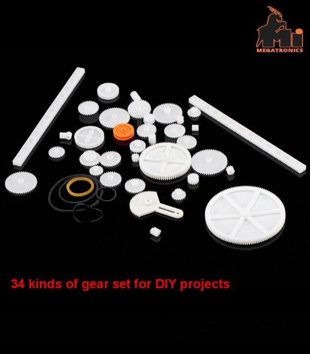 DIY plastic gears 34 kind of pulley gear set