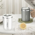 New Hot Coffee Green Tea Mug with Lid Sipper 500 ml 304 Stainless Steel Tea Mug ECO-Friendly & Sustainable Mug to Carry Hot & Cold Beverage Travel Mug for Tea Coffee Office Cup Multicolor. 