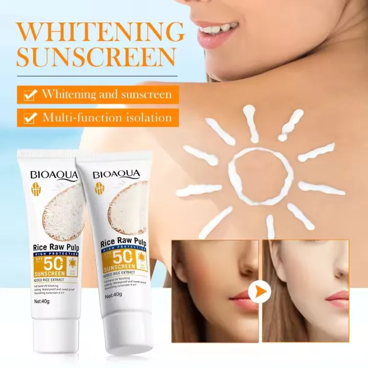 BIOAQUA%20Rice%20Raw%20Pulp%20Sunscreen%20Beauty%20Women%20Body%20Lotion%20SPF%2050+%20Whitening%20Moisturizing%20Soothing%20Uv%20Perfect%20Sun%20Cream%20%20Sun%20Protection%20BQY09890%20-%20Image%203