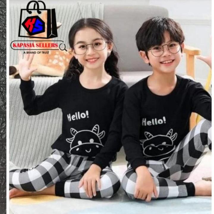 HERMAIN BANTVA night suit night dress night wear sleeping wear for kids for boy and girls night dress for girls