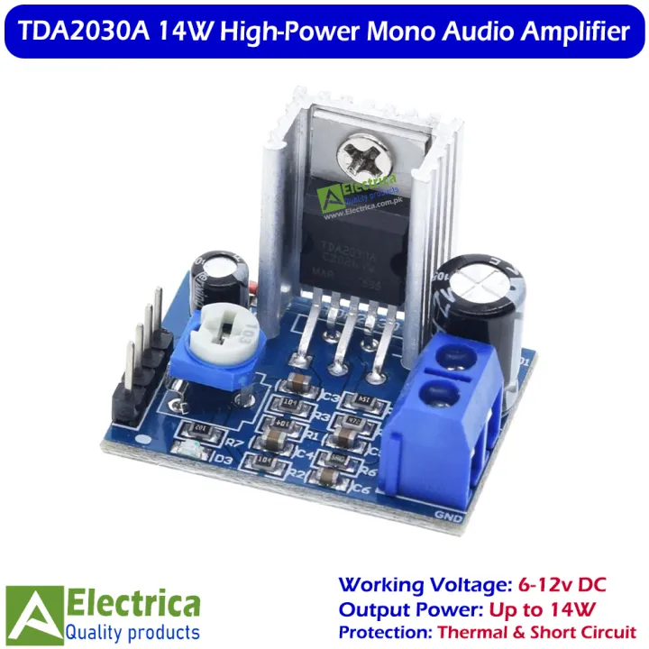 TDA2030A%2014W%20High-Performance%20Mono%20Audio%20Amplifier%20Chip%20for%20Speaker%20DIY%20Audio%20Circuit%20by%20Electrica%20-%20Image%202