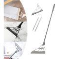 Multifunction Magic Broom, Household Silicone Wiper Floor Squeegee, Hair Sweeping Floor Scraping Sweeper for Bathroom, Window, Kitchen, Tile Floor Cleaning. 