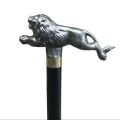 Classic Walking Stick, Lion Shape Walking Cane, Handmade Metal Stick, Metal Walking Cane for Elder.. 