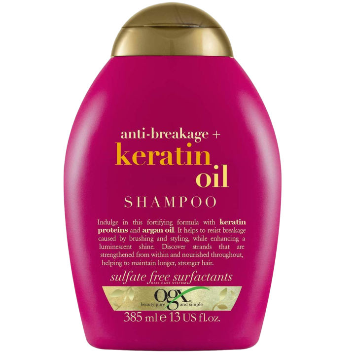 Ogx Anti-Breakage Keratin Oil Shampoo, 385Ml,
