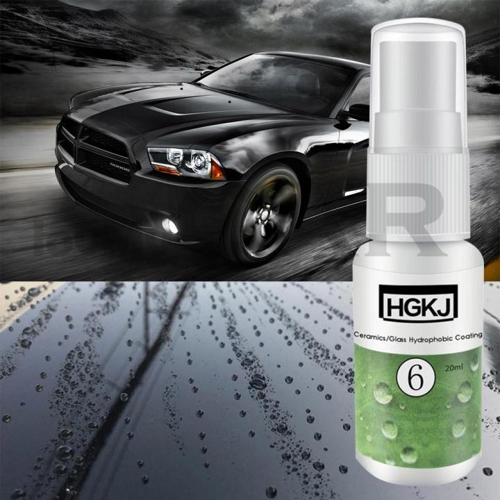 HGKJ 6, 50ML Nano Car Paint Hydrophobic Waterproof Coating Liquid Rainproof Glass Anti-rain And Water Repellent Paint Care Car Polish