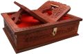 Handmade Wooden Quran Box with Carving Art - Perfect for Wedding Gifts | Wall-Mounted Quran Box | Islamic Muslim Gift Holder for Home Decorative - Unique Selection of Holy Quran Rahal Box | Ramadan Decorations Items Low Price | Hadi Wood Crafts. 