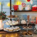 6 Set Tray Hardware for Cake Stand 3 Tier Cake Stand Fitting(Silver). 