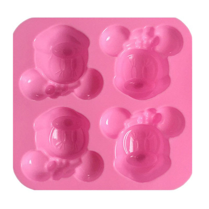 Minnie silicone Mold Mickey Mouse Kitchen Baking DIY Tools Sunlight Super Store