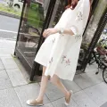 Maternity Clothing China Casual Floral Dress Cotton Loose for Pregnant Women Maternity Clothes Casual Pregnancy Maternity. 