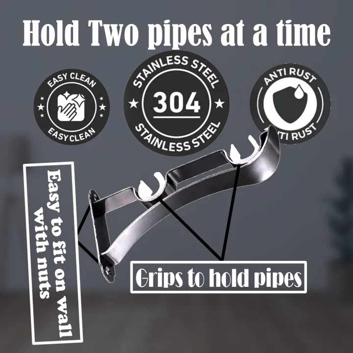 1%20peice%20Stainless%20Steel%20Double%20Curtain%20Rod%20Brackets%20-%20Heavy-Duty%20Wall-Mount%20Holders%20for%20Window%20Curtains,%20Adjustable%20Support%20for%201%20Inch%20Rods,%20Modern%20Design%20for%20Home%20or%20Office%20-%20Image%203
