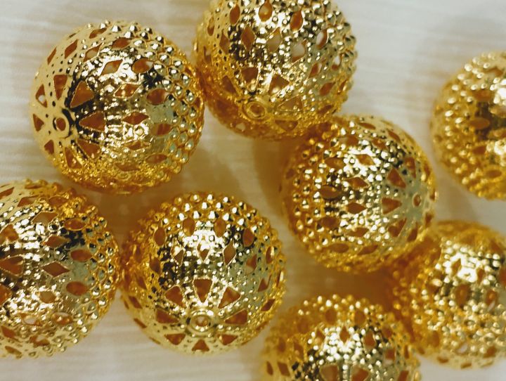 20%20pcs%20Decorative%20Gold%20Metal%20Bead%20for%20Thread%20Tassel%20Embellishment%20%7C%20Hollow%20Ball%20Beads%20Diy%20Beads%20for%20Jewelry%20Making%20-%20Image%204