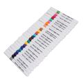 Permanent Acrylic Paint Markers, 24 Colors, Art Permanent Markers for DIY Glass, Ceramic, Rock, Wood, Canvas. 