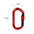 Green Home Safety Buckle Heavy Duty O-type Rappelling Climbing Carabiner. 