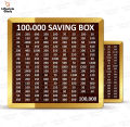 50,000 PKR Target Mobile Saving Box I Daily Money Saving Chart | Wooden Money Box for Kids & Adults | Money Box I Money Saving Box I Saving Box I Saving Money Box I Saving Box For Money I Lifestyle Glory. 