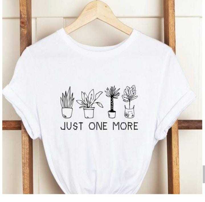 Aua n Co Just One More Printed T-Shirt For Women and girls