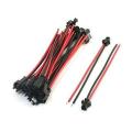 3 Pairs of JST SM 2pin Male Female Connector Wire. 
